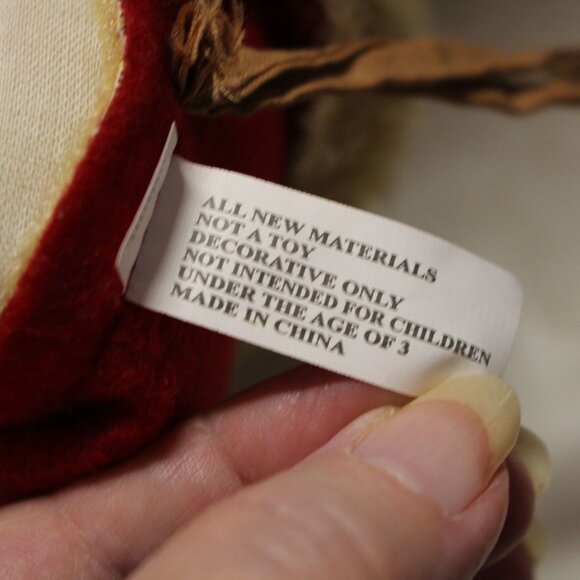 Rustic Country Plaid Snowman Christmas Stocking Faux Fur Trim & Decorative Butto - Picture 5 of 7